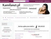 Tablet Screenshot of kamilanet.pl